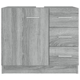 Sink Cabinet Grey Sonoma 63x30x54 cm Engineered Wood 815631