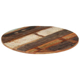 Round Table Top 70 cm 15-16 mm Solid Reclaimed Wood 286034