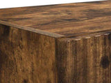TV Wall Cabinet Smoked Oak 59.5 x 31 x 60 cm Engineered Wood 892354