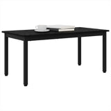 Coffee Table Black Oak 100 x 50 x 45 cm Engineered Wood 892572