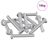 Lock Screw Plain 2514 pcs Silver Steel 864573