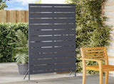 Privacy Screen 100 x 50 x 180 cm Steel Anthracite 868565