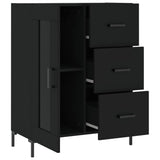 Sideboard Black 69.5x34x90 cm Engineered Wood 828045