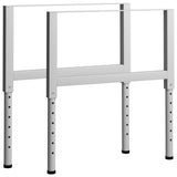 Adjustable Work Bench Frames 2 pcs Metal 85x cm Grey 147934