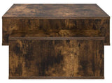 Coffee Table Smoked Oak 105 x 50 x 32.5 cm Engineered Wood 8000208