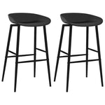 Bar Chairs 2 pcs Black 248155