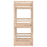 Triple Bunk Bed without Mattress 90x190 cm Single Solid Wood Pine 3284257