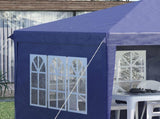 3 x 6m Pop Up Gazebo, Height Adjustable Marquee Party Tent with Sidewalls and Storage Bag, Blue T3398P319921