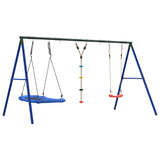 Outdoor Swing Set with Swing, Disc Swing, Nest Swing 3283634