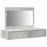 Dressing Table Grey 100 x 40 x 70 cm Engineered Wood 865211