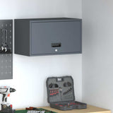 Wall Cabinet for Garage with Gas-lift Door Anthracite 883282