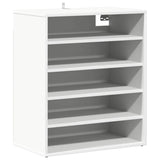 Shoe Cabinet White 60x35x70 cm Engineered Wood 808936