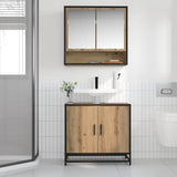Bathroom Furniture Set 2 pcs Artisan Oak Engineered Wood 3402346