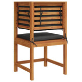 Garden Chair Brown 50 x 50 x 91cm Solid Acacia wood 4107159