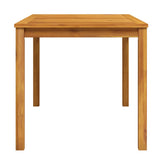 Garden Table 140x80x74 cm Solid Acacia Wood 42618