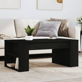 Coffee Table Black Engineered wood Small coffee table 831854
