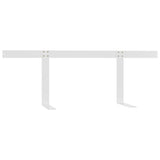 Backrest for Pallet Sofa White 110 cm Iron 315792