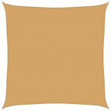 Sunshade Sail 160 g/m Square Sand 7x7 m HDPE 4002027