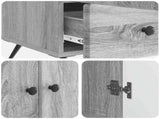 Sideboard Grey Sonoma 66 x 34.5 x 95 cm Engineered Wood 895591