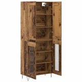 Highboard Old Wood 69.5 x 34 x 180 cm Engineered Wood 3403168