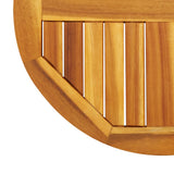Table Top 60x2 cm Round Solid Wood Acacia 4004248