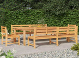 5 Piece Garden Dining Set Solid Wood Teak 3157204