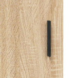 Highboard Sonoma Oak 69.5x34x180 cm Engineered Wood 3189336