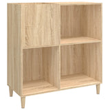 Record Cabinet Sonoma Oak 84.5x38x89 cm Engineered Wood 831992