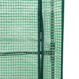 Raised Bed with Greenhouse Cover Rattan Look 160x40x153 cm 4015831