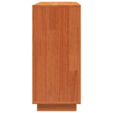 Sideboard Wax Brown 110 x 34 x 75 cm Solid Pine Wood 869889