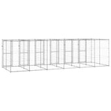Outdoor Dog Kennel Galvanised Steel 14,52 m 3082286