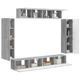 TV Cabinet 8 pcs Grey Sonoma 3409147