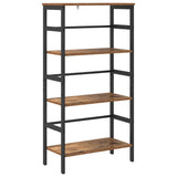 Bookshelf 3-Tier 60 x 29.5 x 115 cm Engineered Wood Old Wood 883926