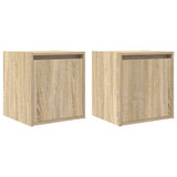 Wall-Mounted Bedside Cabinets 2 pcs Sonoma Oak 38x34x40 cm 861234