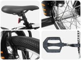 BMX Bike 16 Inches for 5-8 Years Old Black 42009714