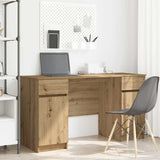 Desk with Drawer Artisan oak 140 x 49 x 76 cm Engineered wood 3328515