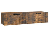 Wall-Mounted TV Cabinet Wall-mounted Smoked Oak 98 x 31 x 30 cm 898730
