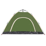 Camping Tent 4-Person Green Quick Release 4004169