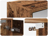 Bathroom Mirror Cabinet Old Wood 63.5 x 16 x 62.5 cm 889157