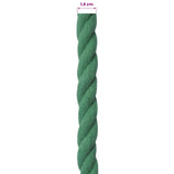Rope Green 1.6 x 1.6 x 5000 cm Cotton 42011969