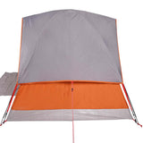 Camping Tent Dome 2-Person Orange Waterproof 94693