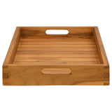 Serving Tray 60x35 cm Solid Teak Wood 315456