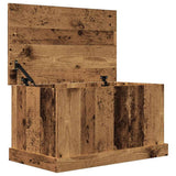 Storage Box Old Wood 70x40x38 cm Engineered Wood 857161