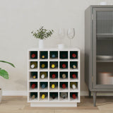 Wine Cabinet White 55.5x34x61 cm Solid Wood Pine 821528