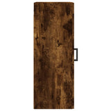 Wall Mounted Cabinet Smoked Oak 34.5x34x90 cm Engineered Wood 830505