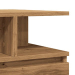 ZNTS Coffee Table Artisan Oak 90x49x45 cm Engineered Wood 857453