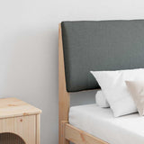 Upholstered Headboard Dark Grey 180 cm Solid Pine Wood 879270