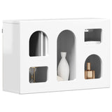 Hanging Cabinet with Shelf High Gloss White 60 x 20 x 40 cm 891378