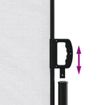 ZNTS Retractable Side Awning White 220x300 cm 4004376