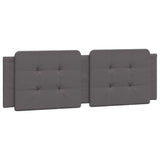 Bed Frame with LED without Mattress "Zadar" Grey 160x200 cm 3214120
